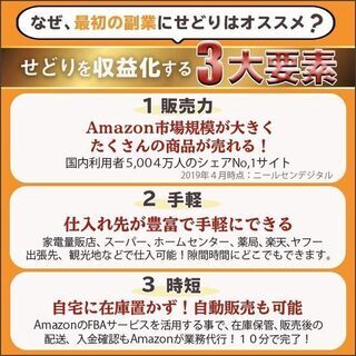 【無料セミナーせどりにて現在の収入プラスで10万円を手堅く稼ぐセ...