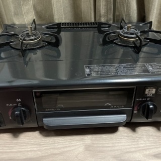 パロマ2口コンロ　都市ガス