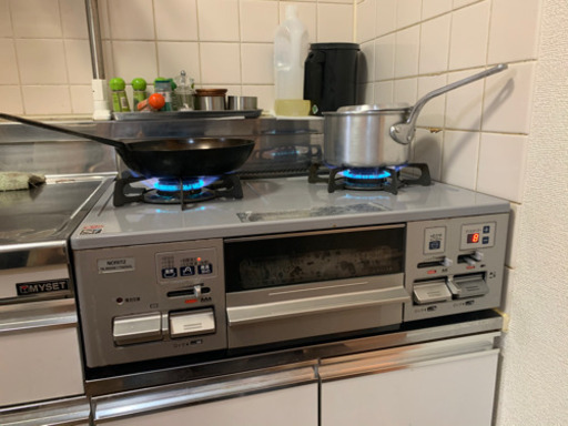 ノーリツ　ガステーブル　プロパン　右強火