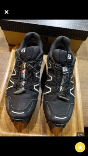 雪道ジョギンに最適！SALOMON SPEEDCROSS 4 GTX サイズ27