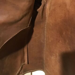 超希少!! ドルチェ&ガッバーナ レザー ジャケット ビンテージモデル ブラウン クラッシュ＆ダメージ 国内正規品 DOLCE&GABBANA ダメージ加工 イタリア製 本革