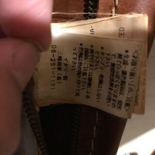 超希少!! ドルチェ&ガッバーナ レザー ジャケット ビンテージモデル ブラウン クラッシュ＆ダメージ 国内正規品 DOLCE&GABBANA ダメージ加工 イタリア製 本革