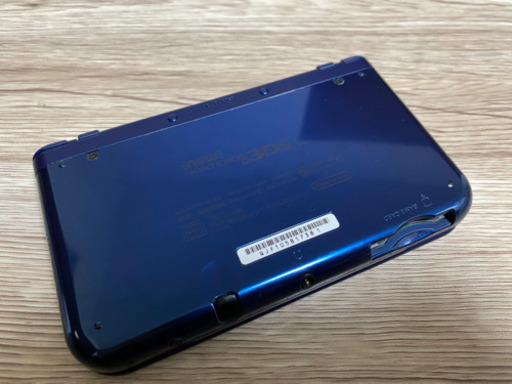 任天堂　new 3DS LL メタリック　ブルー　モンハン　中古