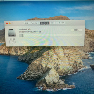 MacBook Air (13-inch, Early 2014) Core i7 4650U 1.7GHz 8GB SSD256GB OS X 10.15.7 Wi-Fi Webカメラ の画像