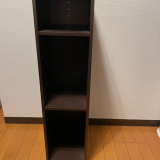 カラーボックス　収納棚　ダークブラウン