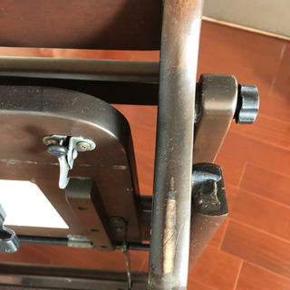 折り畳み可能　木製ベビーハイチェアーの画像