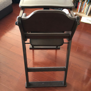 折り畳み可能　木製ベビーハイチェアーの画像