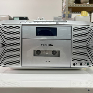 【まだまだ綺麗です！】東芝 TY-CK4 CDラジオカセットレコ...