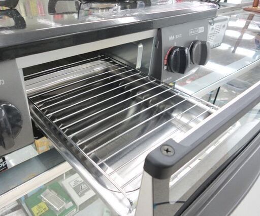 ►LPガス ガステーブル 2020年製 幅56cm Rinnai ガスコンロ 右強火 KSR562BKR 水無し片面焼 ☆ PayPa