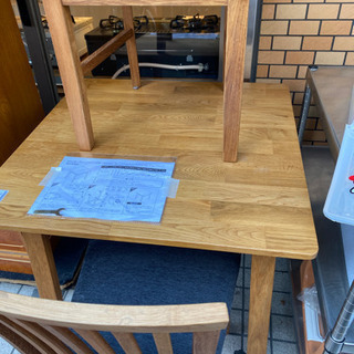エイブイ:ダイニングテーブル、椅子 3点セット 中古品