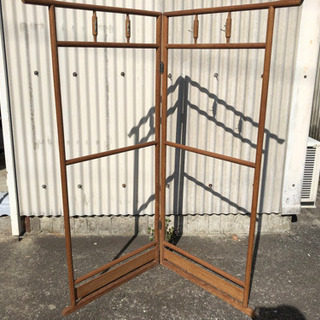 衣紋掛け　ハンガーラック　折り畳み可能の画像