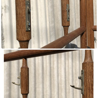 衣紋掛け　ハンガーラック　折り畳み可能の画像