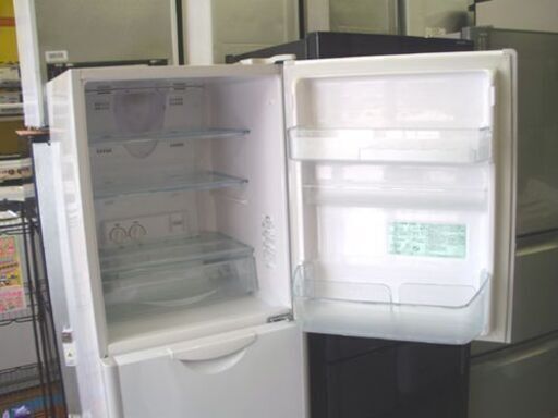 265L 3ドア 冷蔵庫 日立 2010年製 R-27AS オフホワイト系 白色系 HITACHI コンパクト 200Lクラス 札幌 本郷通店