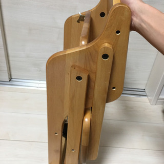 木製ローチェア（折りたたみ式）の画像