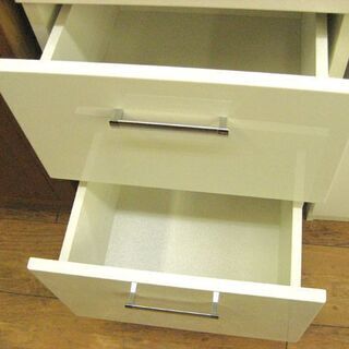スリム食器棚 45×42×180cm ホワイト シンプル 隙間収納 すき間収納 