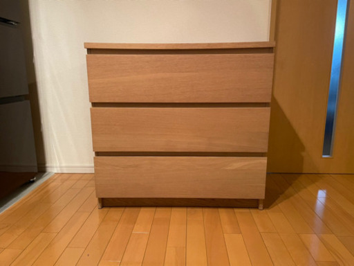 【良品】MALM マルム　IKEAチェスト