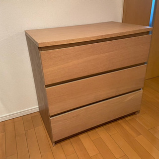 【良品】MALM マルム　IKEAチェストの画像