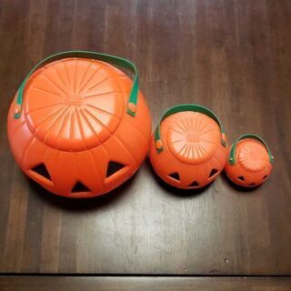 ハロウィン　カボチャ　入れ物の画像