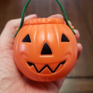 ハロウィン　カボチャ　入れ物の画像