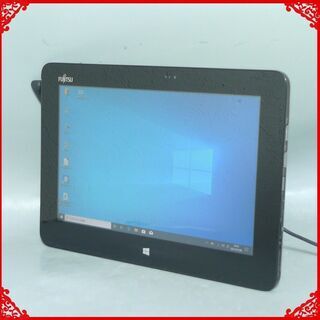 タブレット 中古動作良品 10.1型 富士通 Q555/K64 Atom Z3795 4GB SSD