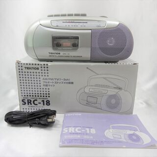 TEKNOS【純正箱付き・取説あり・動作OK】SRC-18　カセ...