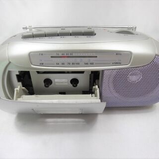 TEKNOS【純正箱付き・取説あり・動作OK】SRC-18　カセットテープ　FM　AM　ラジオの画像