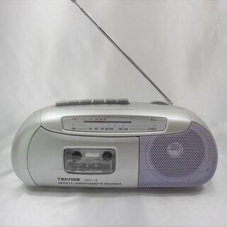 TEKNOS【純正箱付き・取説あり・動作OK】SRC-18　カセットテープ　FM　AM　ラジオの画像