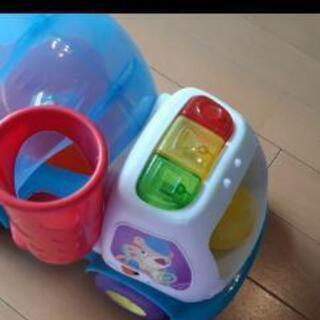 フィッシャープライス　すくすくバスケットボール　タンクローリー　　2点セットの画像