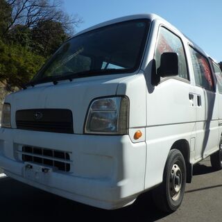 (ID2854)軽バン専門店在庫50台　１５万円　スバル　サンバーバン　車検付　平成１６年　諸経費込１８８，０００円の画像