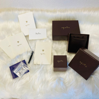 アクセサリーボックス　ショッパー　ショップ袋の画像