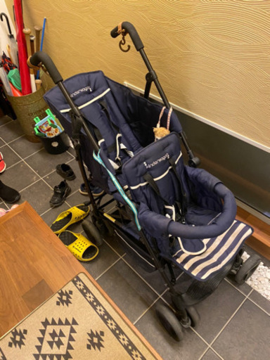 2人乗りベビーカー　キンダーワゴン　早い者勝ち　値下げ交渉あり