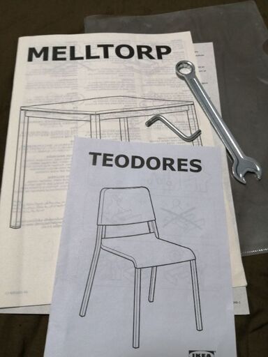 Ikea テーブル, 椅子　値下げました