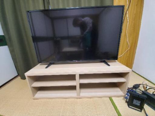 4K液晶テレビ49型　LG　IKEAテレビ台付き　49UH6100