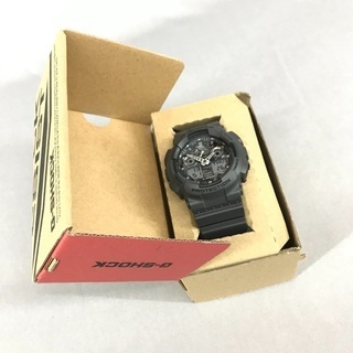 CASIO G-SHOCK ジーショック デジアナ腕時計 GA−100CF グレー&カモフラ文字盤 2020年8月購入