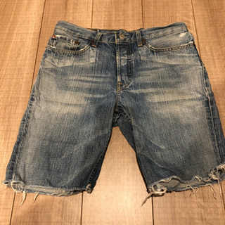 無料　まとめ売り　４本　ジーンズ　パンツ　ダメージジーンズ　ダメージハーフジーンズ　レディース　子供　キッズの画像