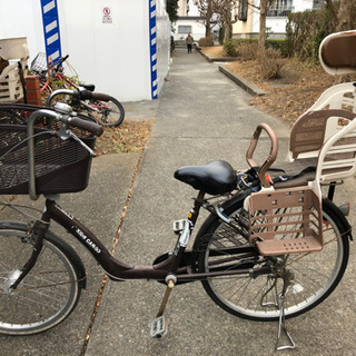 幼児２人乗せ可　自転車　3段ギア付き！の画像