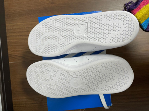 adidas✩スタンスミス ホワイト×プラチナゴールド