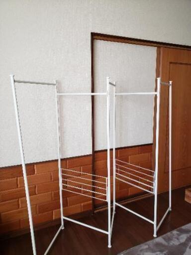 (決まりました)室内物干し　5連　折り畳み式