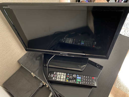 液晶テレビ SHARP19型 AQUOS LC-19K20  リモコン\u0026B-cas card付き‼️