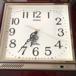 CITIZEN   掛時計　時間　オススメ　お買得　ゼロリセット　
