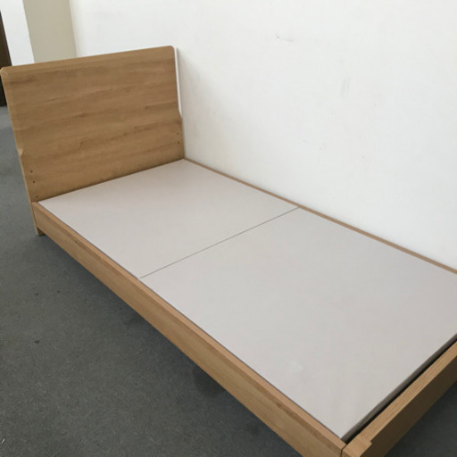 【お取り置きTK】ベッドフレーム シングルベッド 木製 家具 寝具 布団 北TK5
