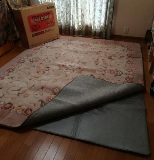 【値下しました❗】SANYOホットカーペット/カバー  ３畳相当