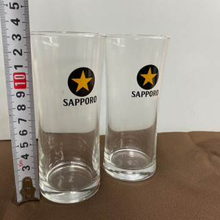 ★サッポロビール★　ロゴ入りビアグラスの画像