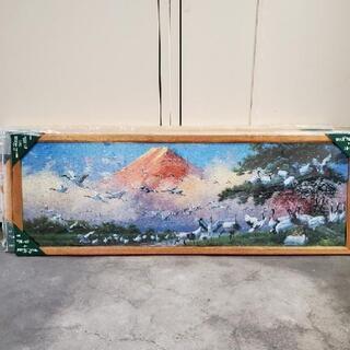 赤富士と丹頂鶴ジグソーパズル