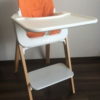ストッケ　ハイチェア ベビーチェア　トレイセット
