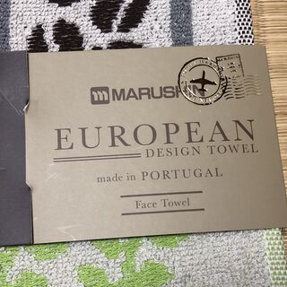 新品！丸新　european　フェイスタオル　5枚セットの画像