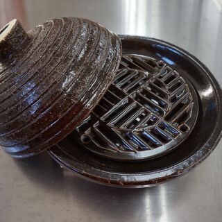 陶珍菜☆長谷園☆電子レンジ調理器☆盛付・保存・調理・器までこれ一つ！の画像