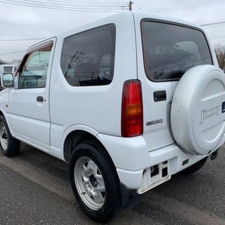 乗り出し17.8万！スズキ　ジムニー！車検令和5年1月まで！4WD！ターボ！パワーウィンドウ！キーレス！下取り、配送可能！の画像
