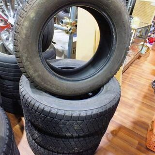 【苫小牧バナナ】深溝☆4本セット BS ブリヂストン DM-V2 225/65R17 2015年製 スタッドレスタイヤ ミニバン/SUVにオススメ♪