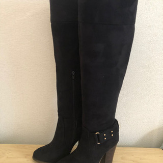 新品 EGOIST エゴイスト スエード ニーハイブーツ ロングブーツの画像